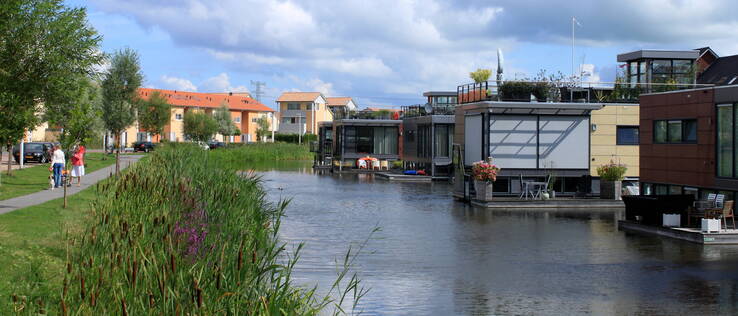 Waterwoningen in Terwijde